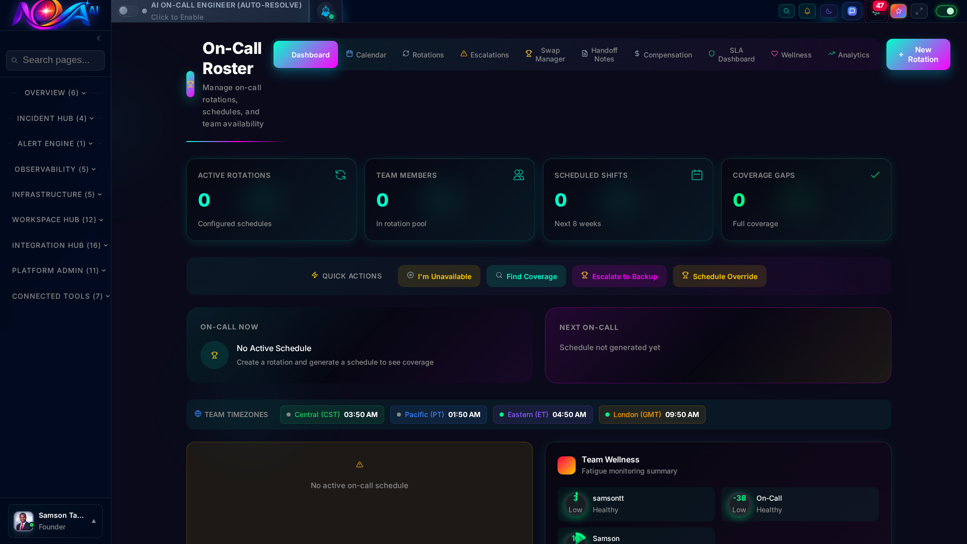 On-Call Management — Smart scheduling and escalation